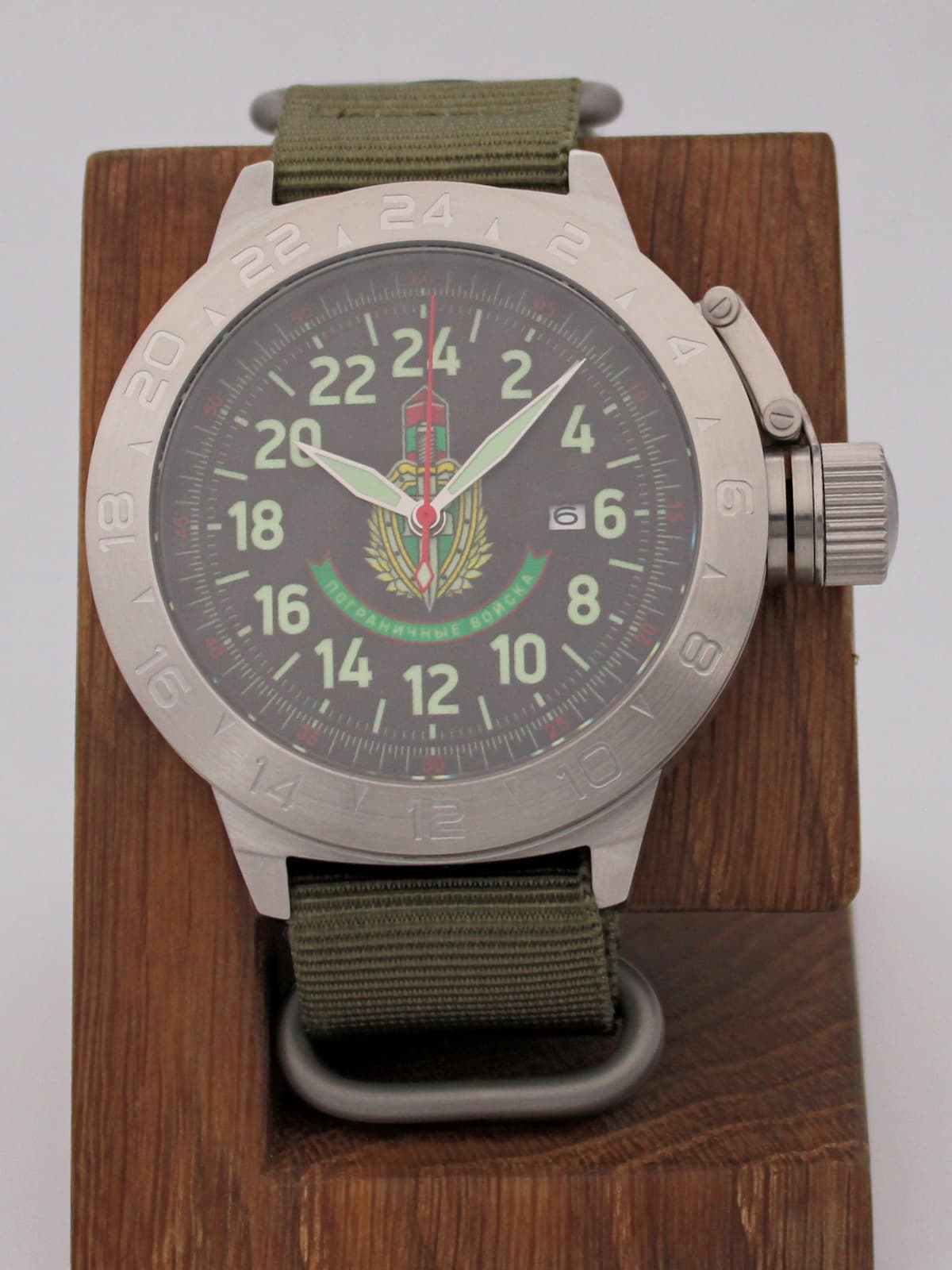 Часы Погранвойска механические с автоподзаводом (Seiko NH34A) 52.174.21