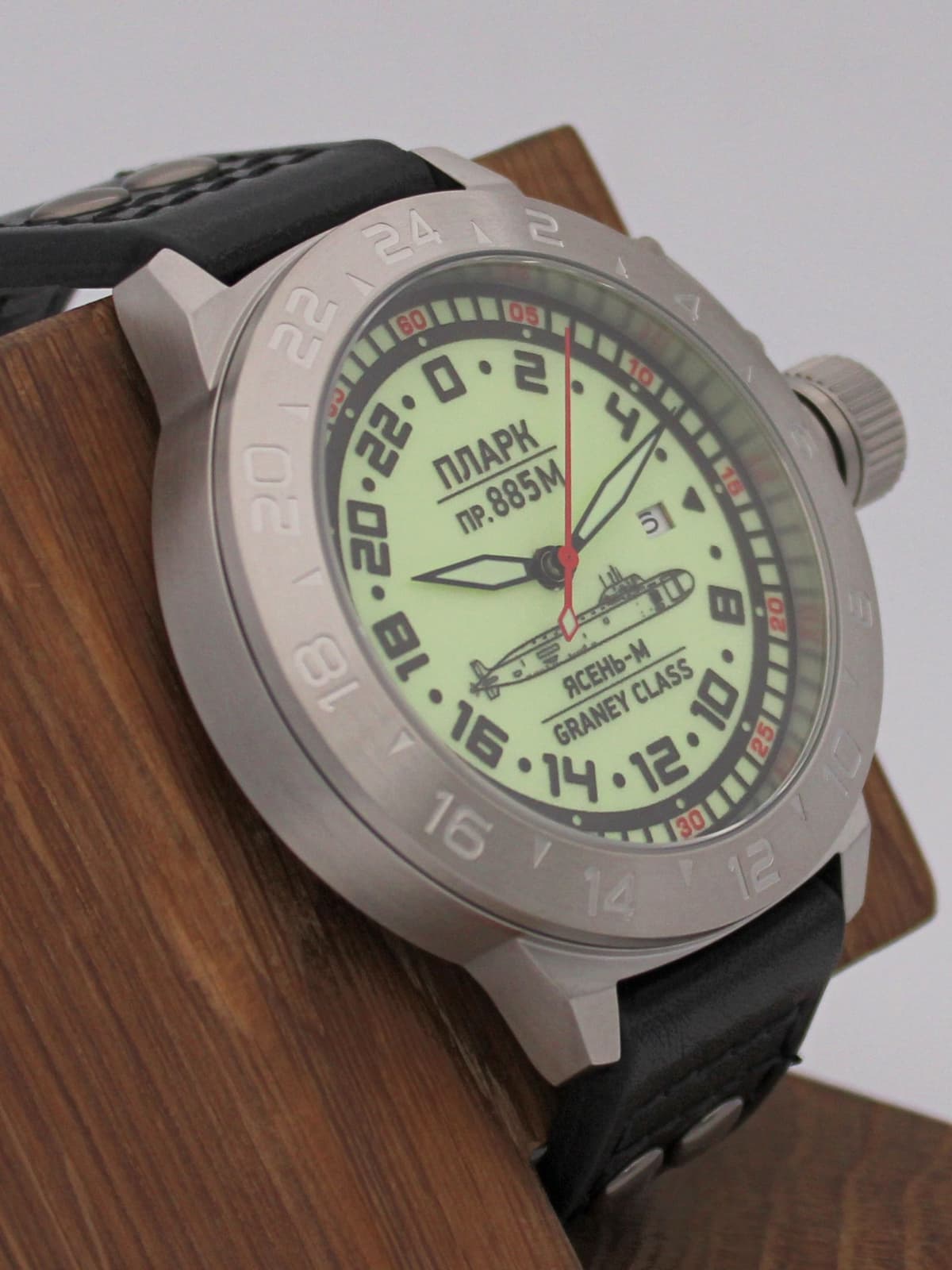 Часы ПЛАРК 885М Ясень-М (Graney class) механические с автоподзаводом (Seiko NH34A) 52.193.01