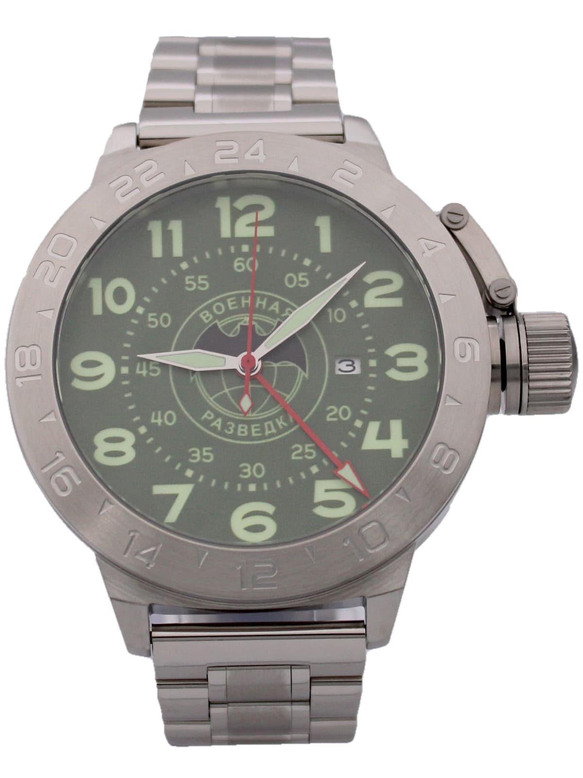 Часы Военная разведка механические с автоподзаводом (Seiko NH34A) 52.267.2