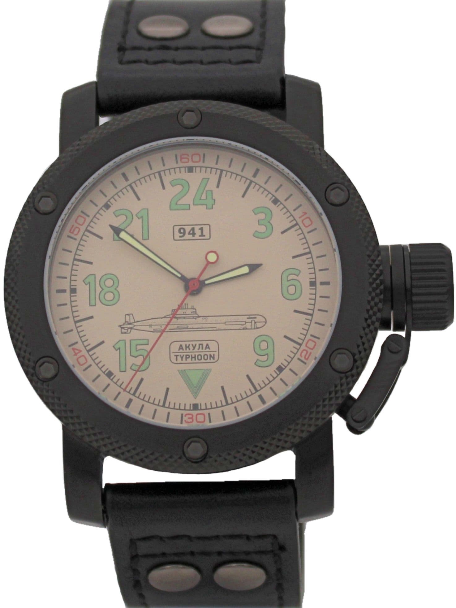 Часы 941 / Акула (Typhoon) механические с автоподзаводом (Восток 2431) 101.052.01