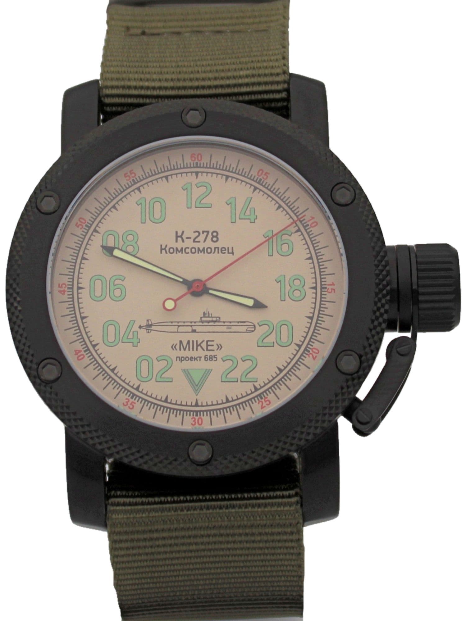 Часы К-278 / Комсомолец (Mike) механические с автоподзаводом (Восток 2431) 101.042.21