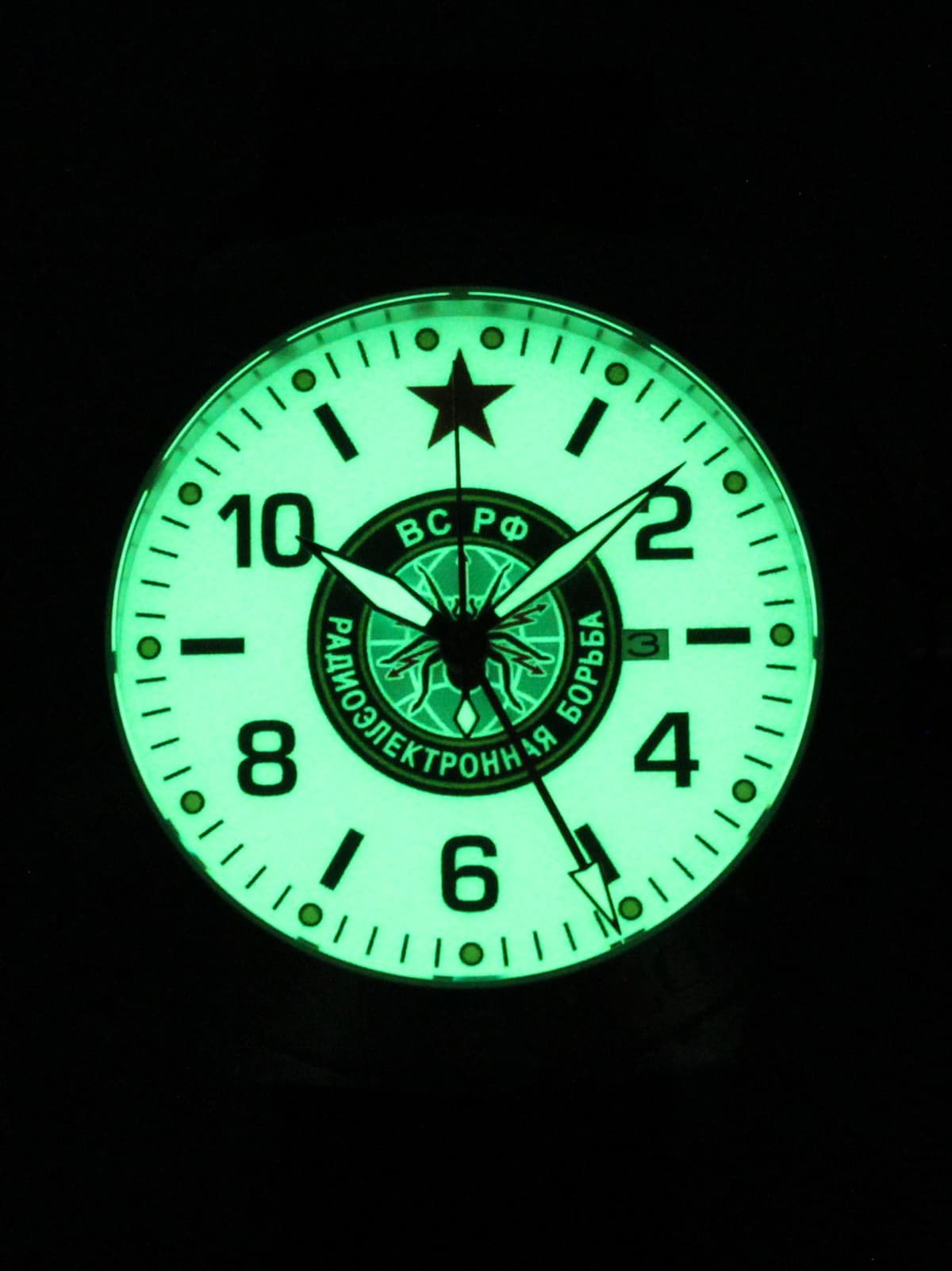 Часы Войска РЭБ механические с автоподзаводом (Seiko NH34A) 52.275.2