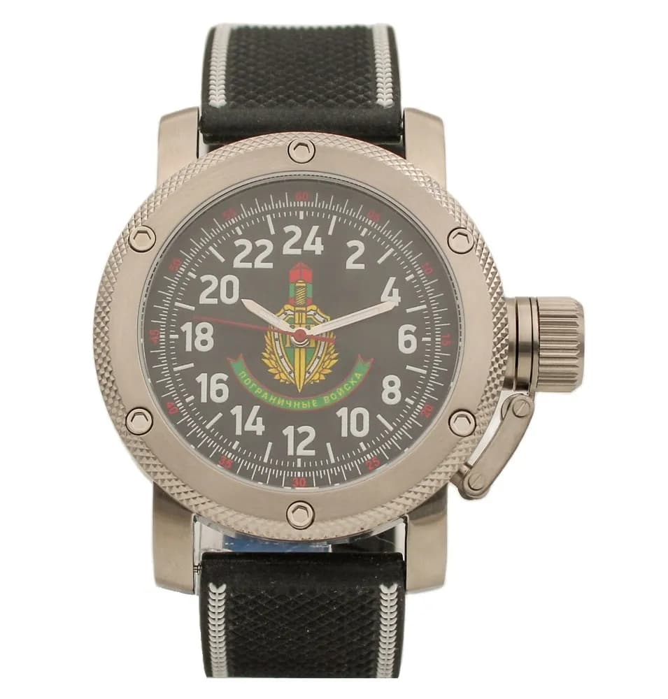 Часы наручные Погранвойска 174.16 механические, механизм Ракета 2623