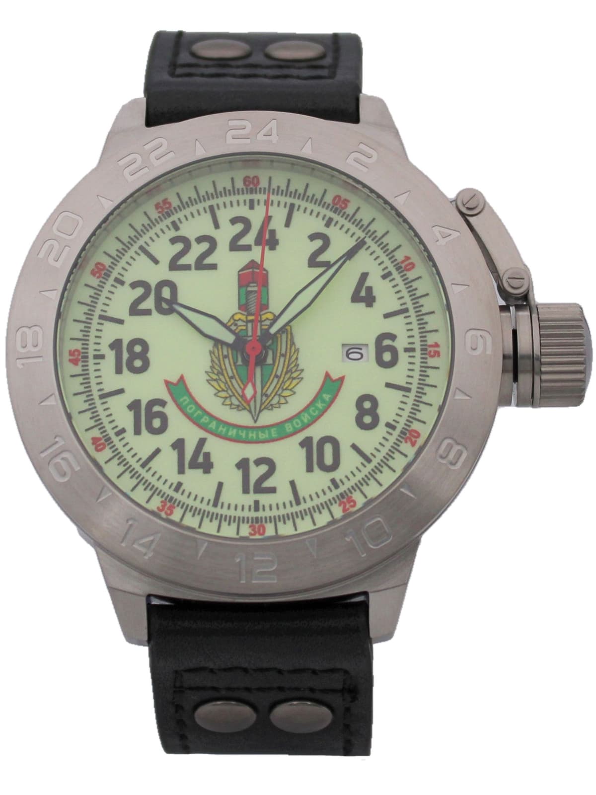 Часы Погранвойска механические с автоподзаводом (Seiko NH34A) 52.173.01