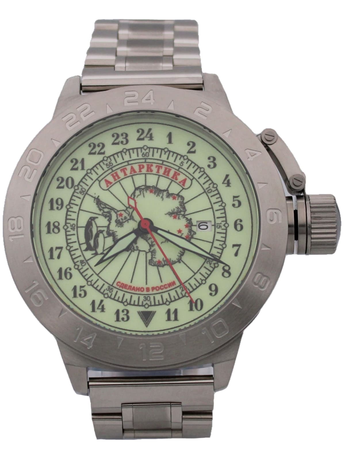 Часы Полярные / Антарктика механические с автоподзаводом (Seiko NH34A) 52.140.2