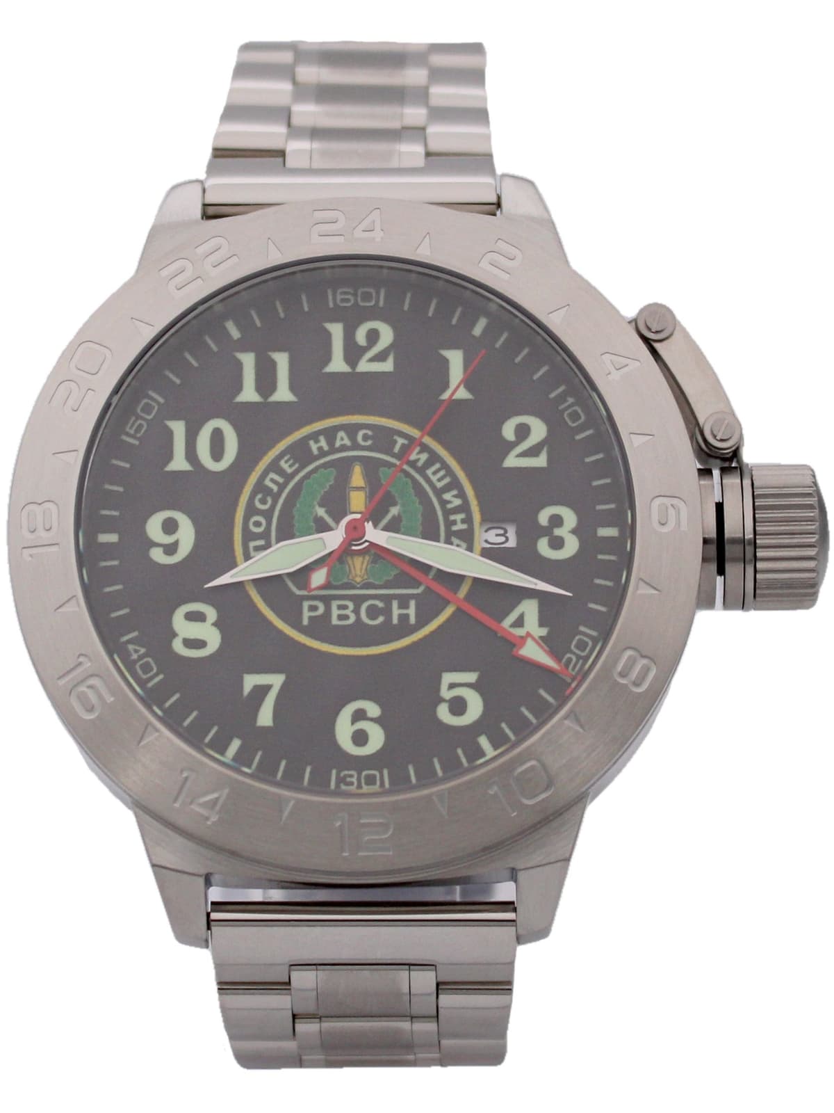 Часы РВСН механические с автоподзаводом (Seiko NH34A) 52.308.2