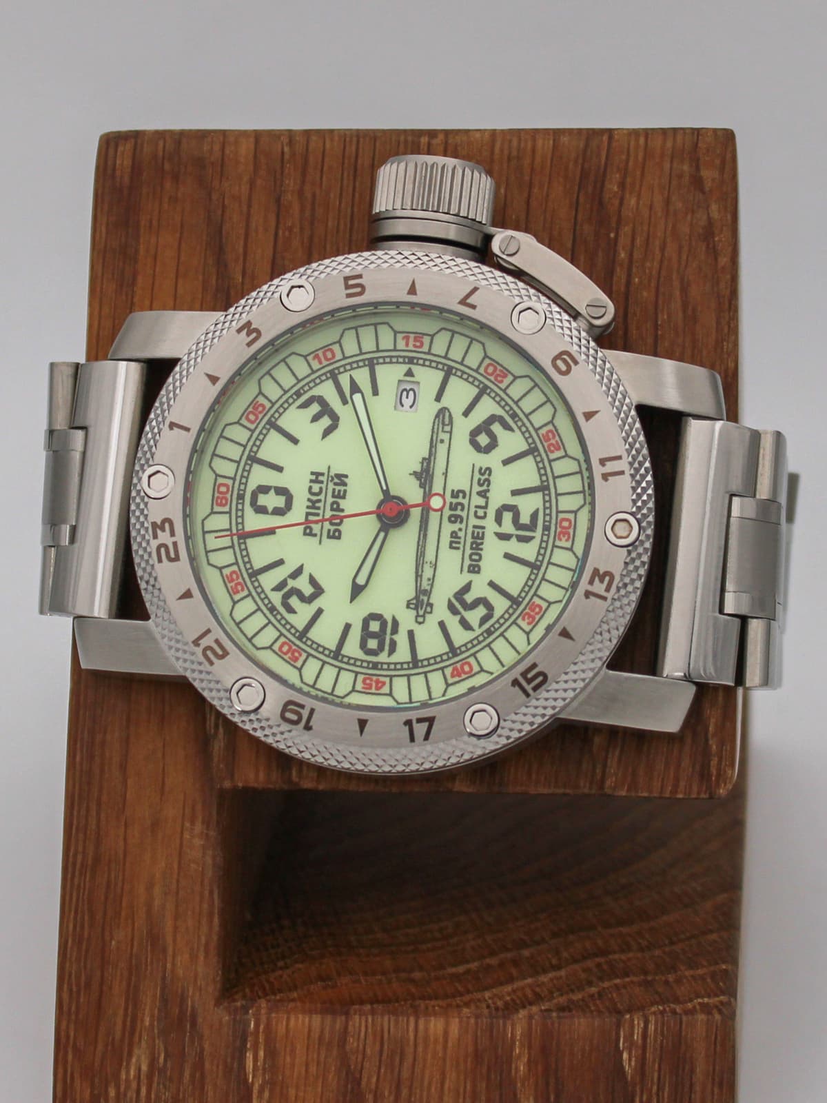 Часы РПКСН 955 Борей (Borei class) кварцевые (Ronda 515.24H) Q47.190.2