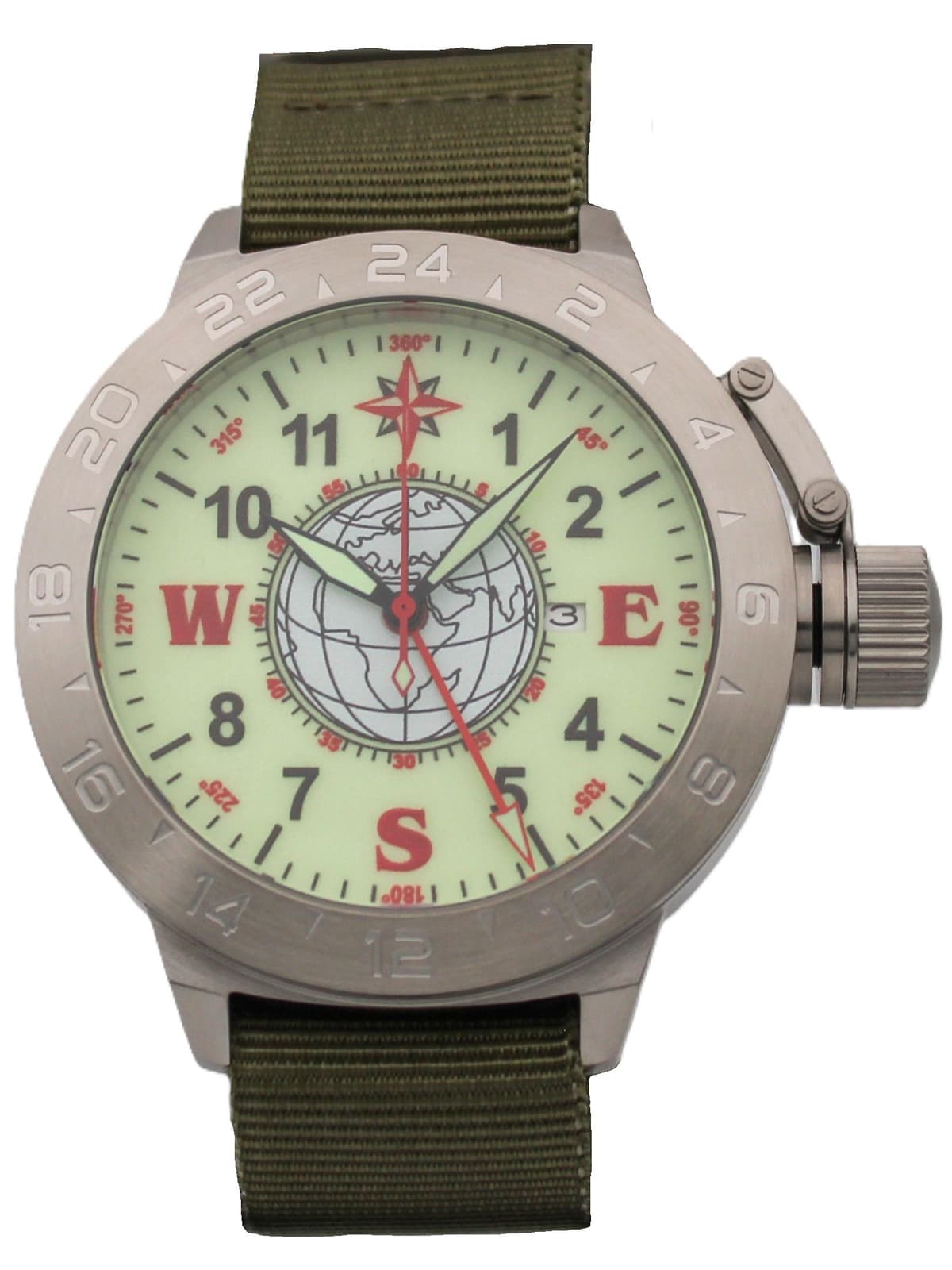 Часы Компас механические с автоподзаводом (Seiko NH34A) 52.186.21