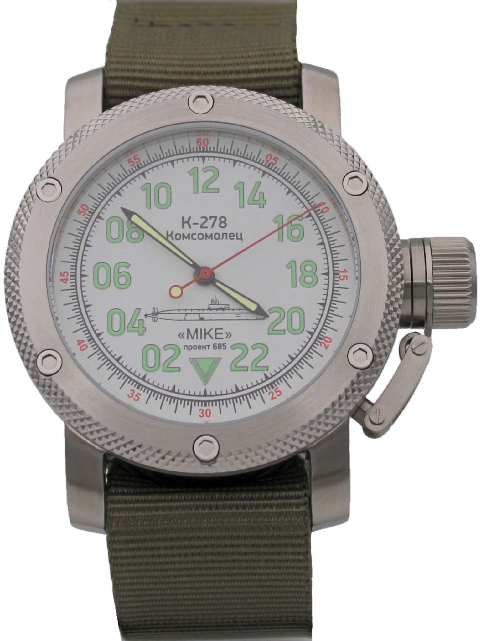 Часы К-278 / Комсомолец (Mike) механические с автоподзаводом (Восток 2431) 01.041.21