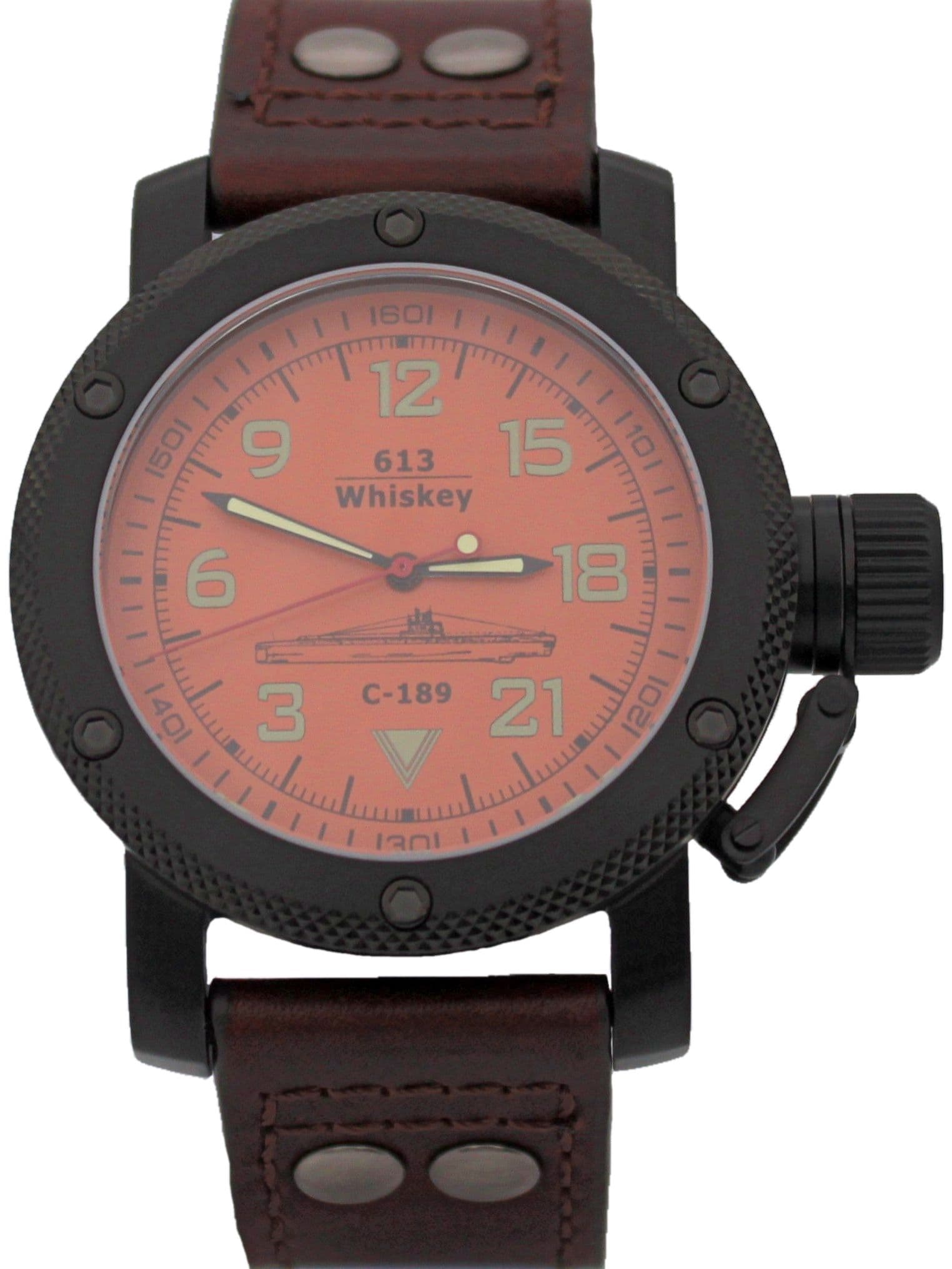 Часы С-189 (Whiskey) механические с автоподзаводом (Восток 2431) 101.103.02