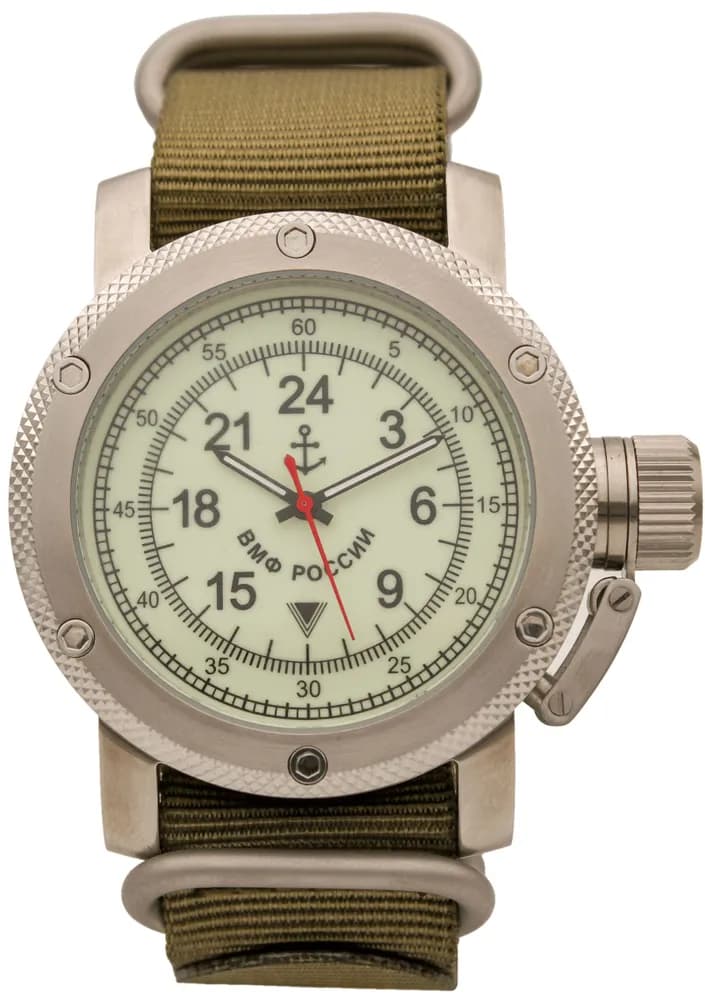 Часы ВМФ России 016.21 механические, механизм Ракета 2623