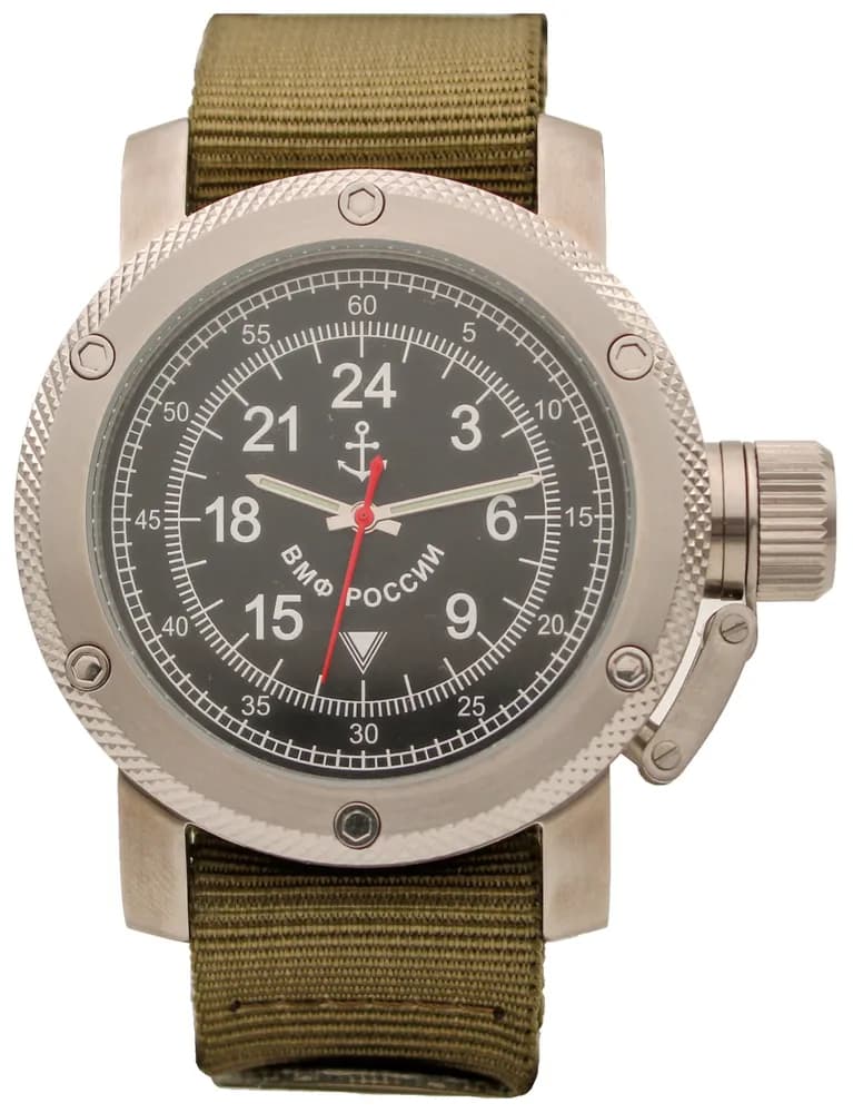 Часы ВМФ России 017.21 механические, механизм Ракета 2623
