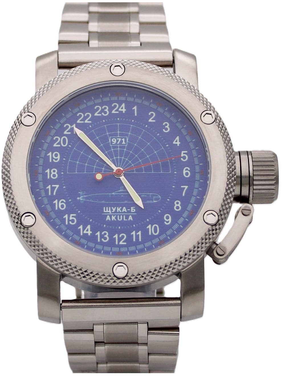 Часы 971 / Щука-Б (Akula) механические с автоподзаводом (Восток 2431) 1288.2