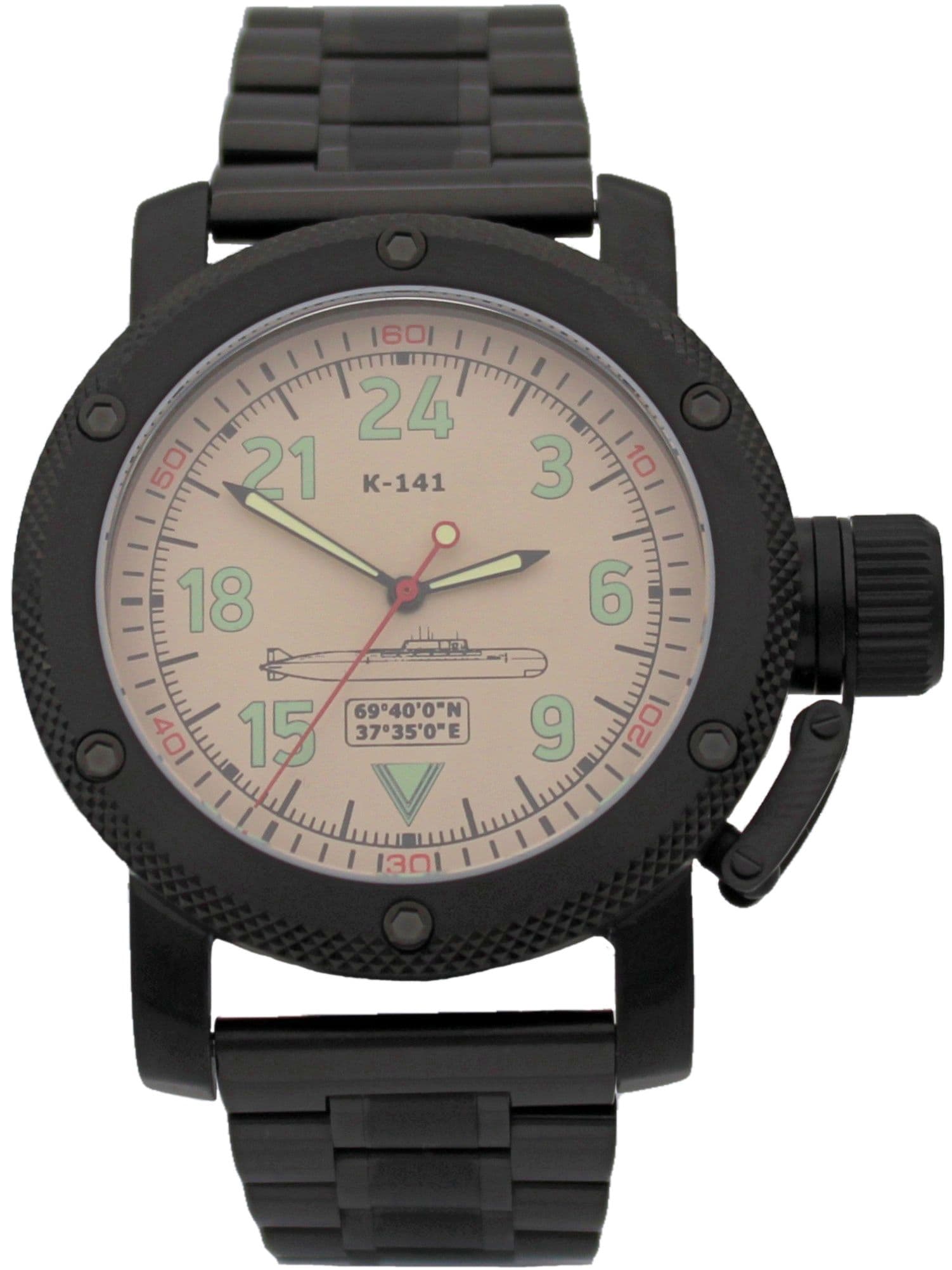 Часы К-141 / Курск (Oscar-II) механические с автоподзаводом (Восток 2431) 101.087.1