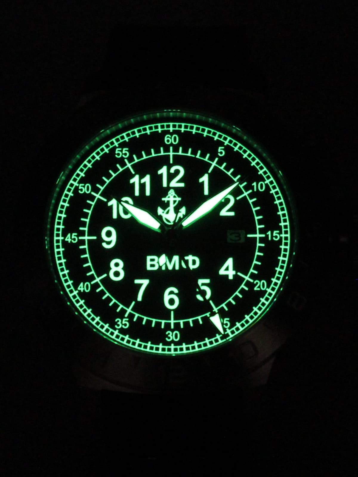 Часы ВМФ механические с автоподзаводом (Seiko NH34A) 52.321.21