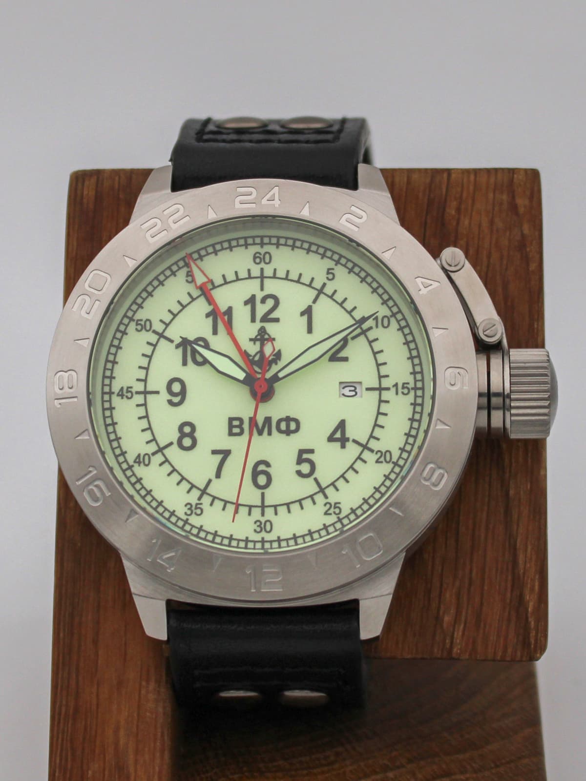 Часы ВМФ механические с автоподзаводом (Seiko NH34A) 52.320.01