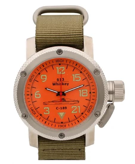 Часы наручные С-189 (Whiskey) механические 103.21, механизм Ракета 2623 Н