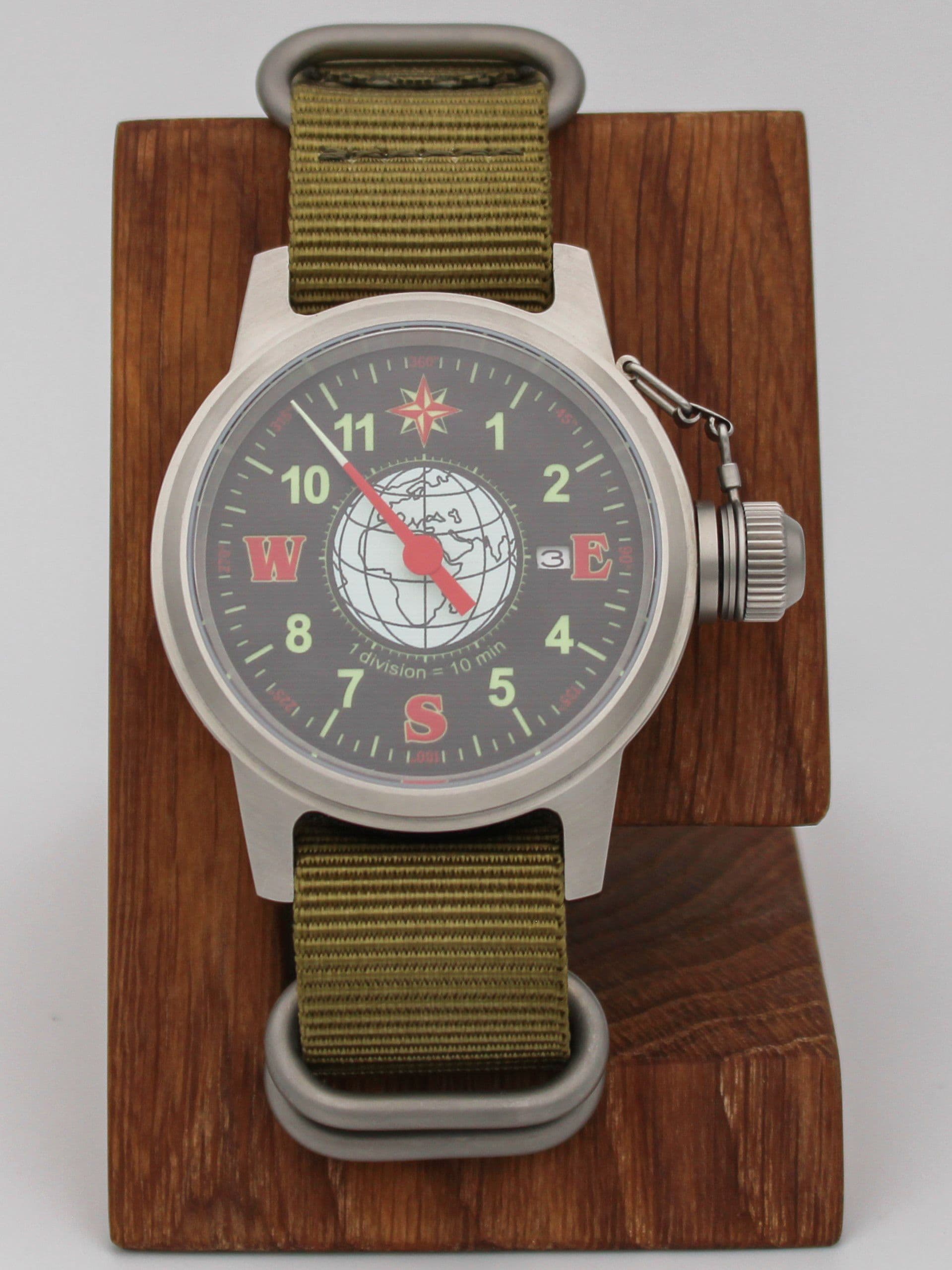 Часы Компас однострелочные механические с автоподзаводом (Seiko NH35A) 45.185.21