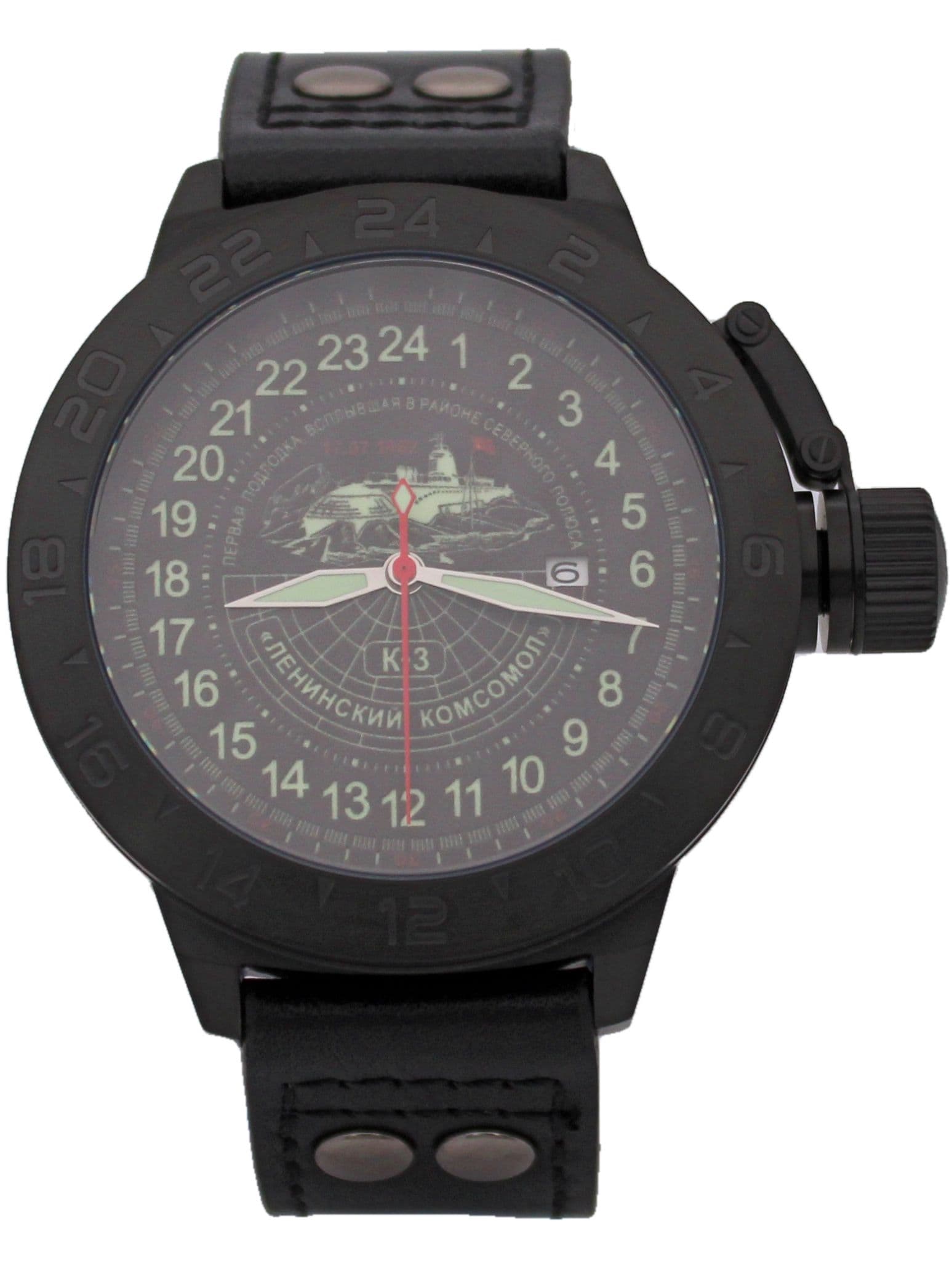 Часы К-3 "Ленинский комсомол" механические с автоподзаводом (Seiko NH34A) 52.152.01