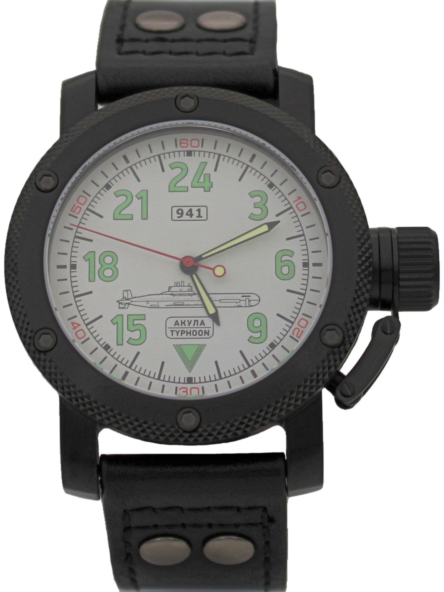 Часы 941 / Акула (Typhoon) механические с автоподзаводом (Восток 2431) 101.051.01