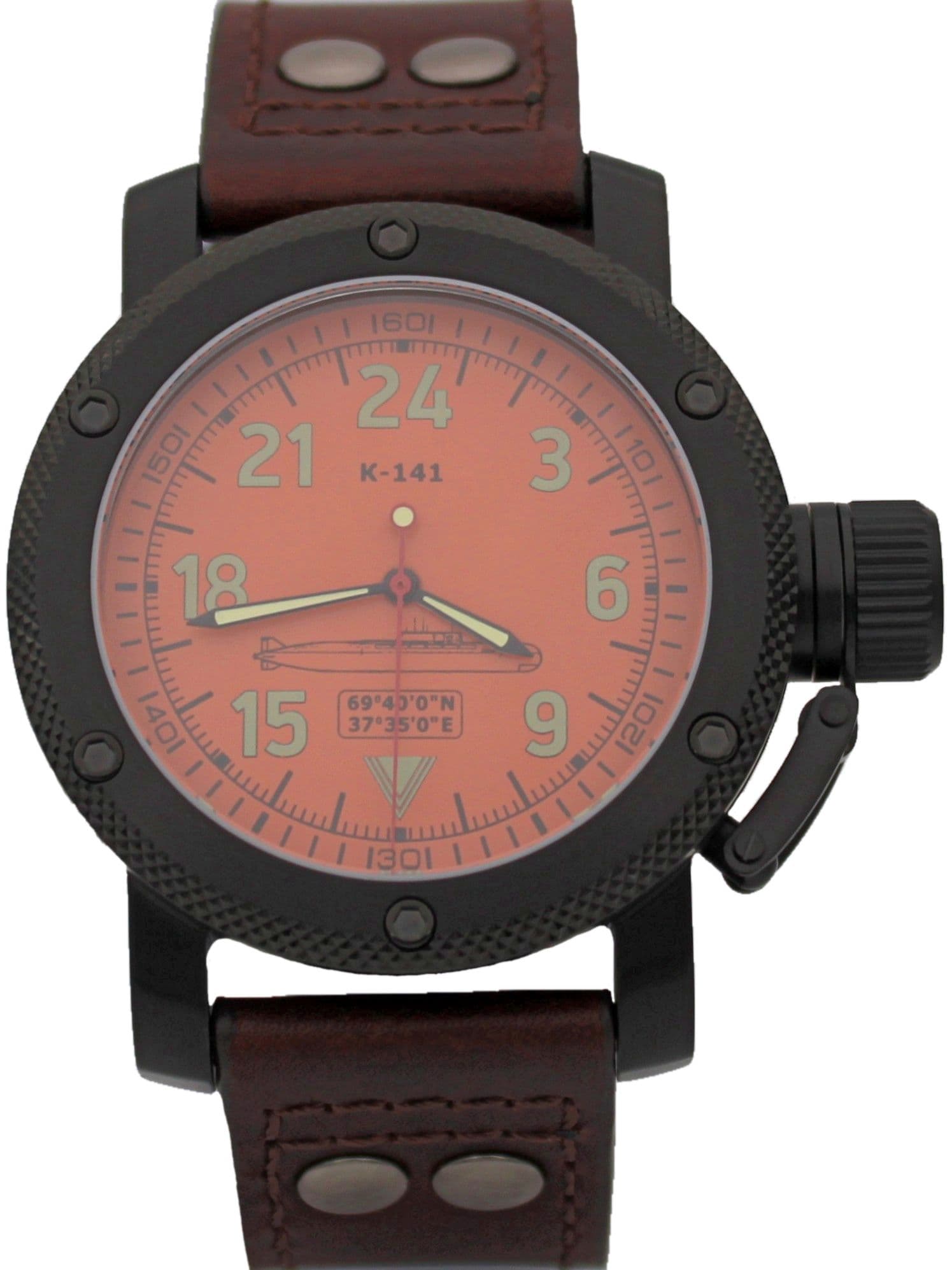 Часы К-141 / Курск (Oscar-II) механические с автоподзаводом (Восток 2431) 101.088.02