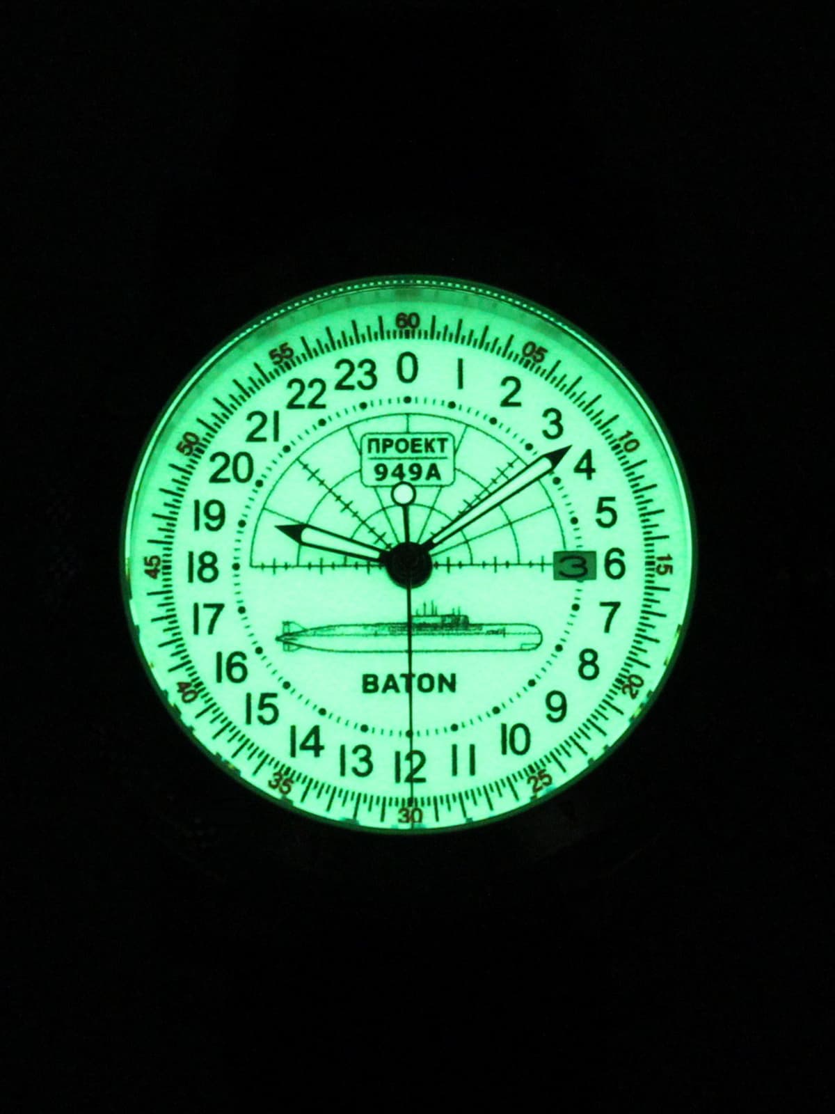 Часы 949А / Baton кварцевые (Ronda 515.24H) Q47.046.2