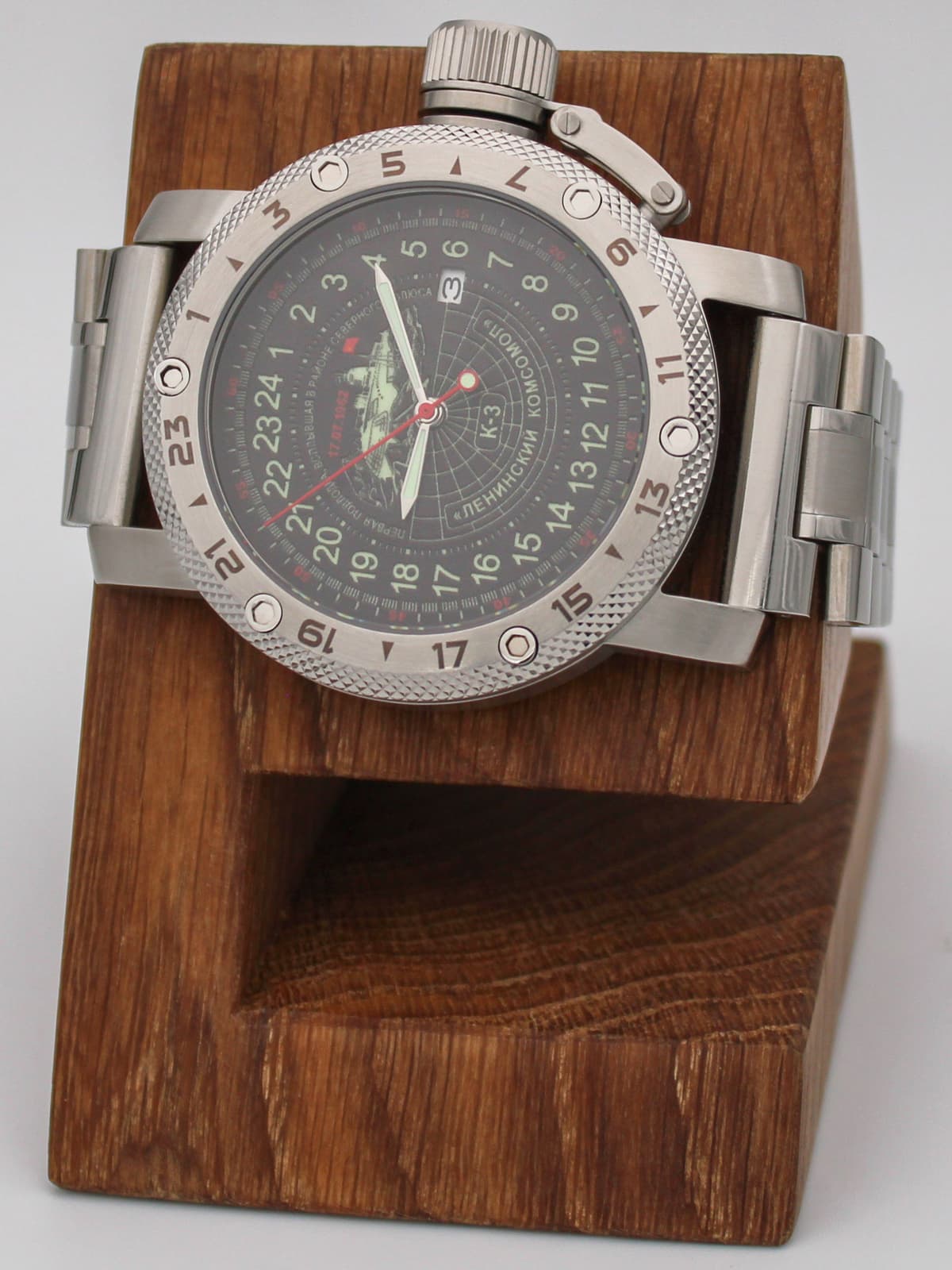 Часы К-3 "Ленинский комсомол" кварцевые (Ronda 515.24H) Q47.152.2