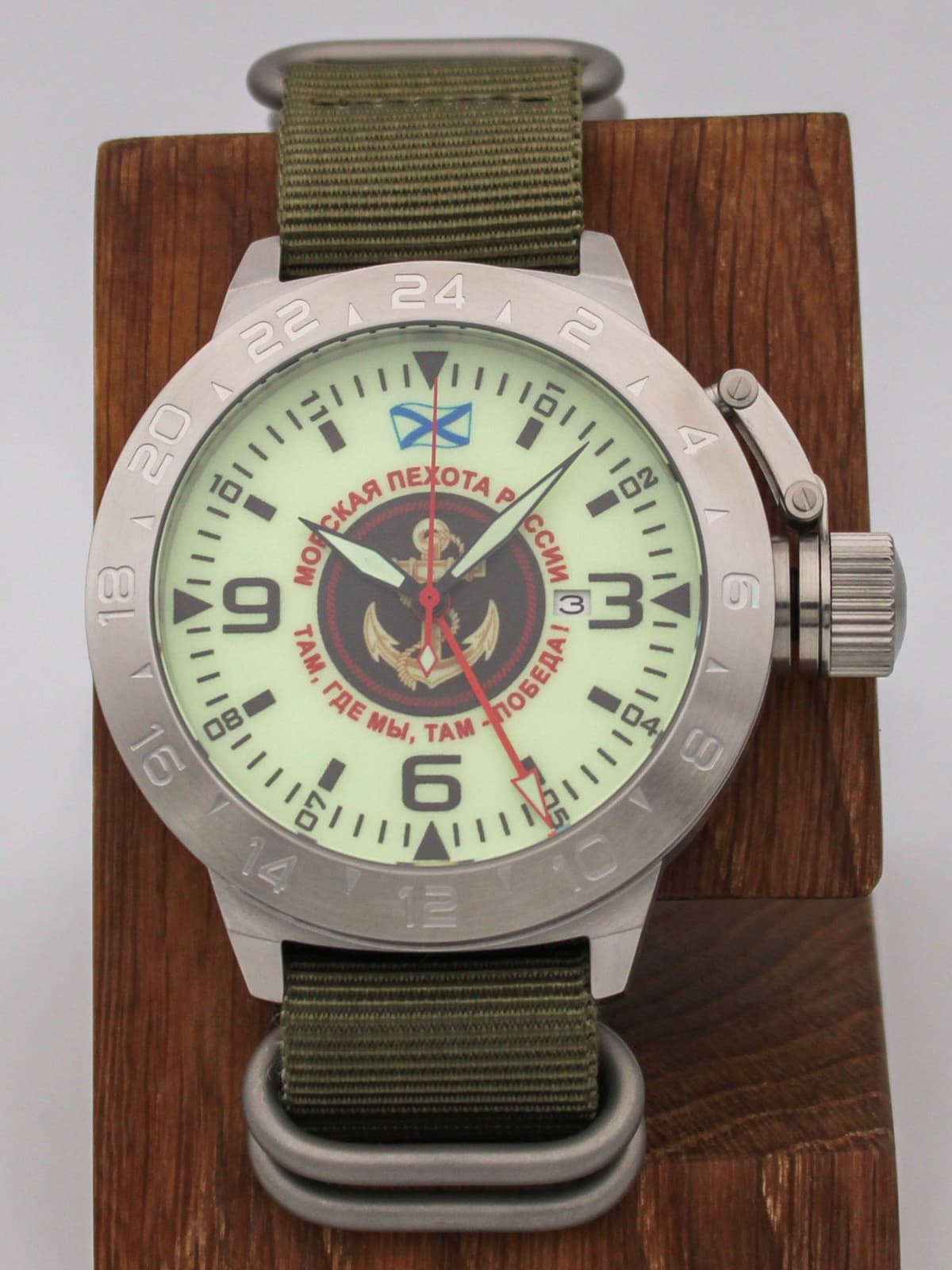 Часы Морская пехота механические с автоподзаводом (Seiko NH34A) 52.166.21