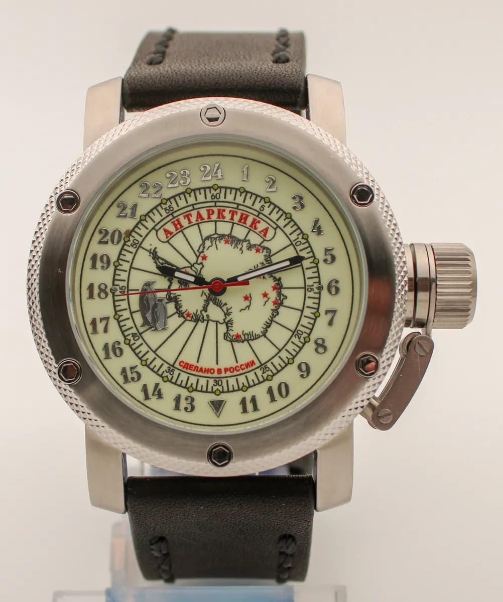 Часы наручные Полярные / Антарктика механические 140.01, механизм Ракета 2623 НА.