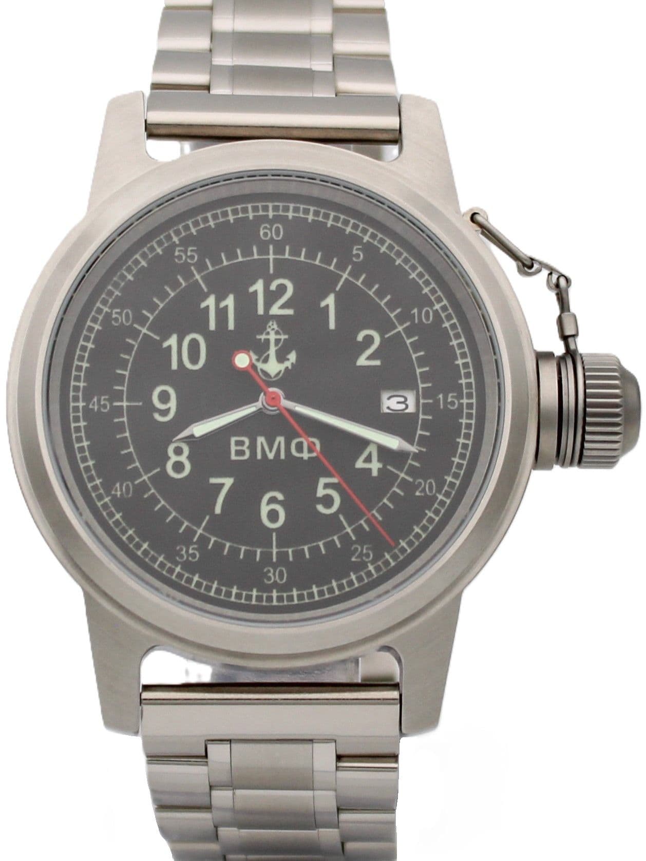 Часы ВМФ механические с автоподзаводом (Seiko NH35A) 45.321.2