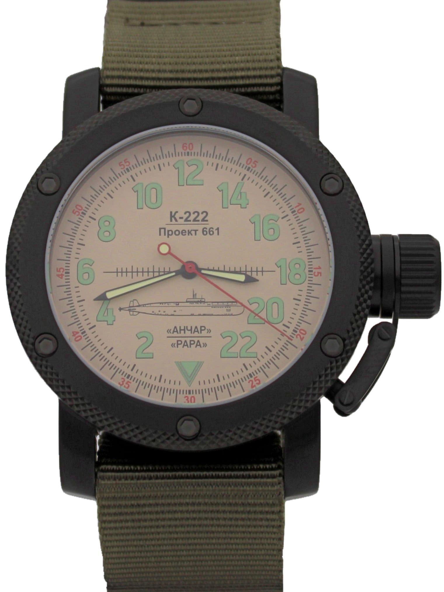 Часы К-222 / Анчар (Papa) механические с автоподзаводом (Восток 2431) 101.032.21