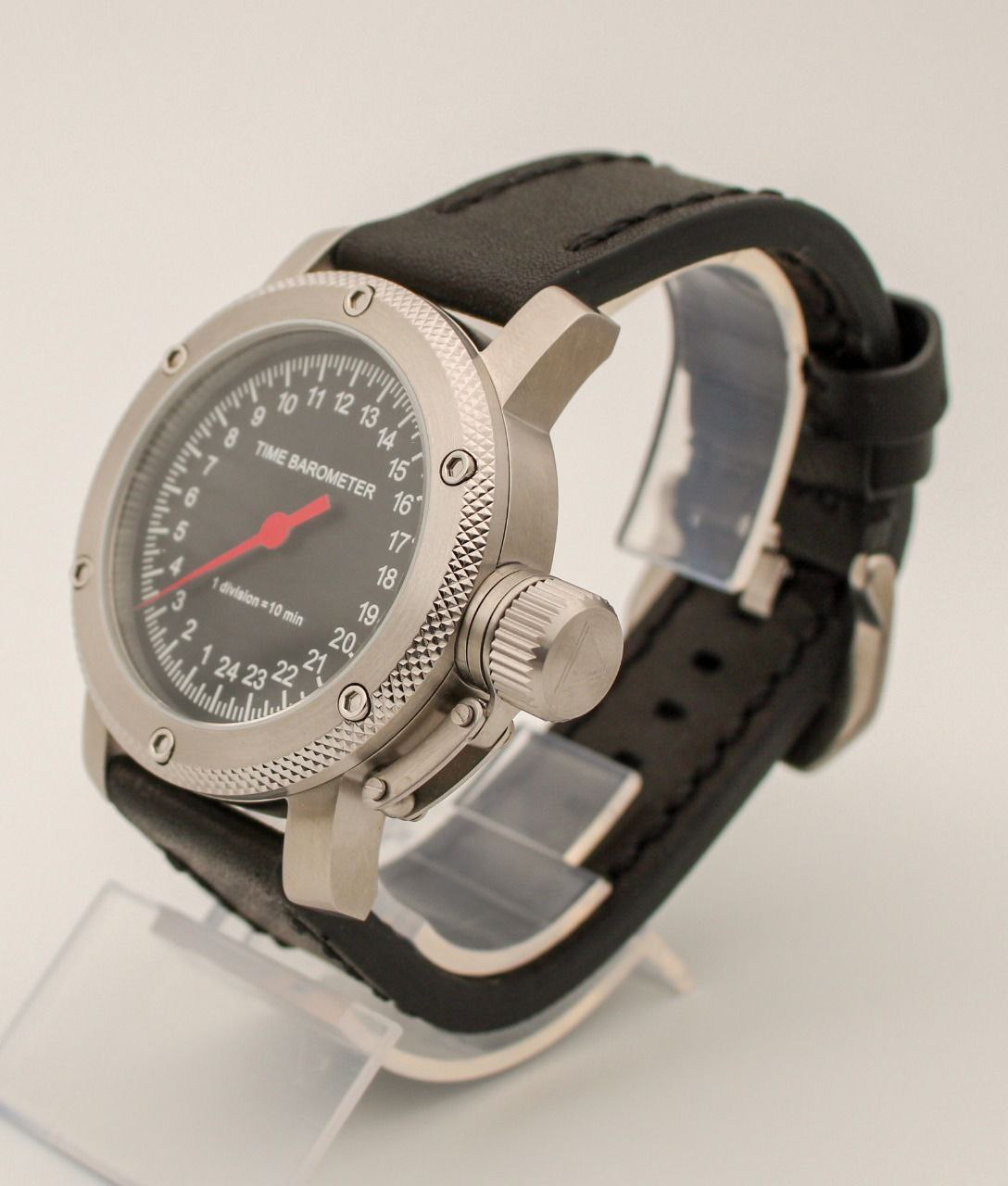 картинка Часы наручные TIME BAROMETER, автоподзавод, противоударные, чёрный циферблат, сапфировое стекло, механизм Восток 2431.01. от магазина Watch Triumph