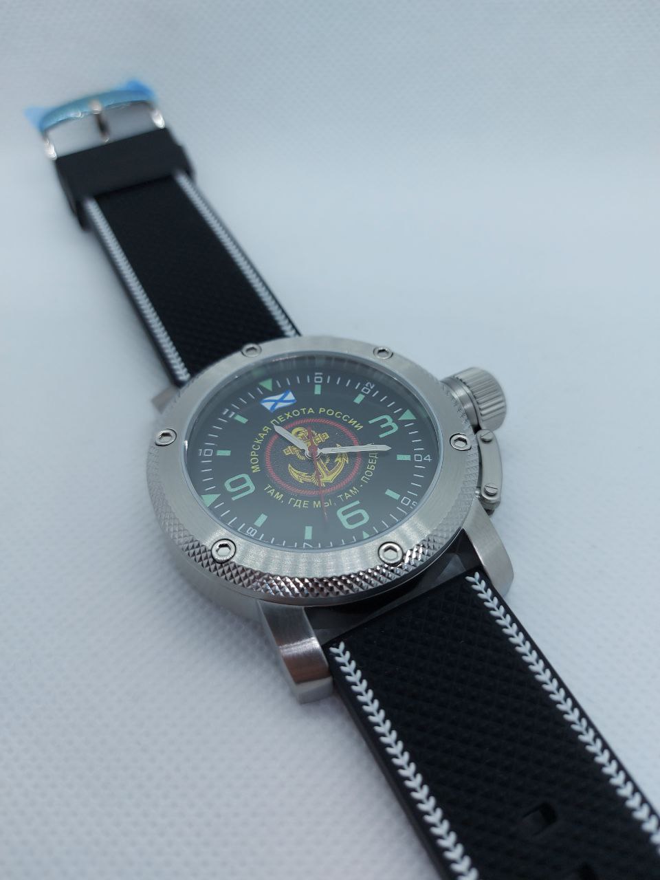 картинка Часы наручные Морская Пехота России,автоподзавод,противоударные,механизм Восток 2431.01 от магазина Watch Triumph