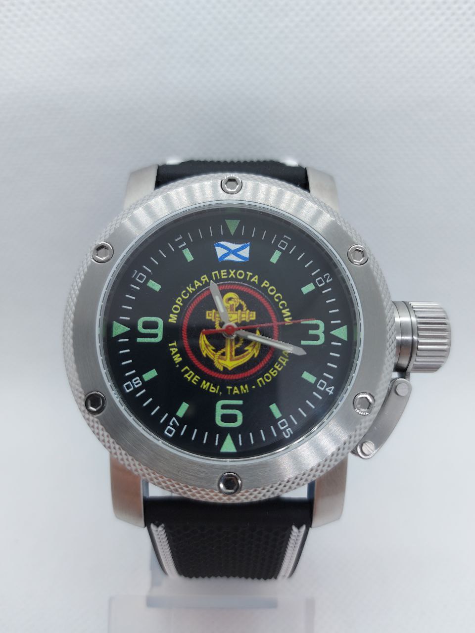 картинка Часы наручные Морская Пехота России,автоподзавод,противоударные,механизм Восток 2431.01 от магазина Watch Triumph